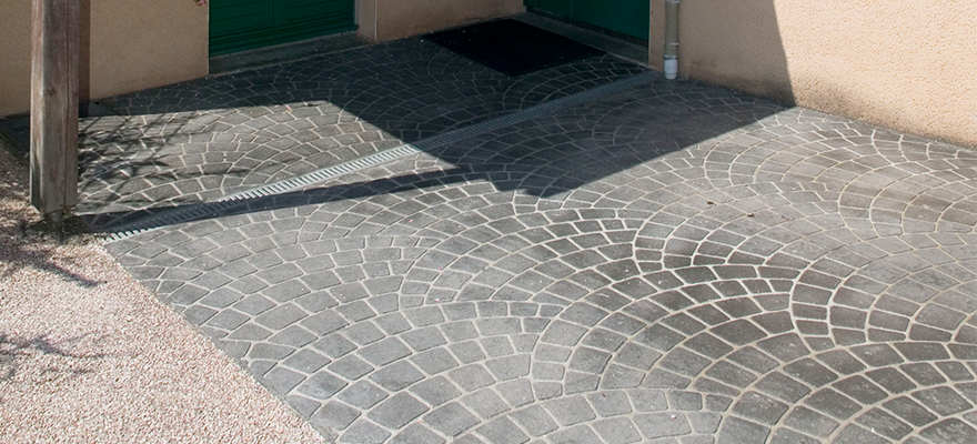 cour beton imprimé articimo