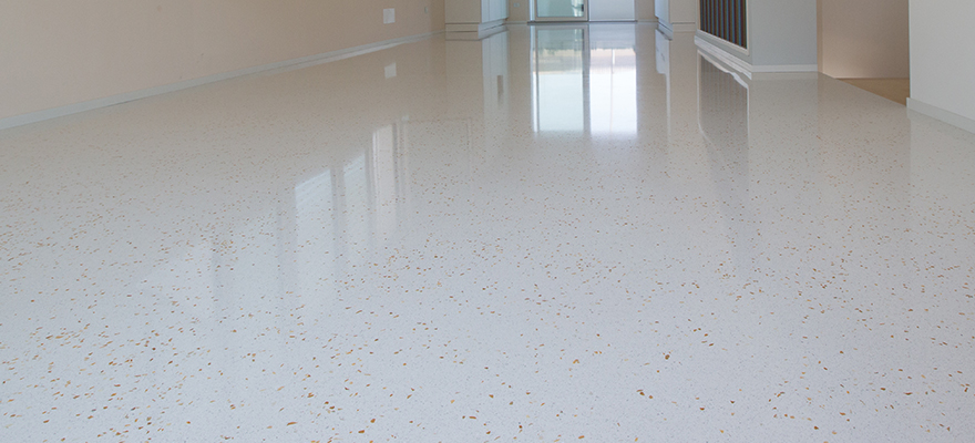 Salon béton deco ciré