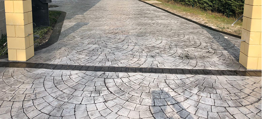 cour beton imprimé articimo