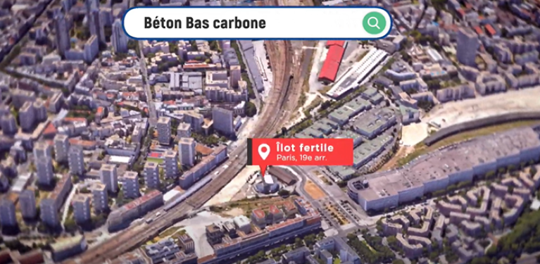 Chantier Eqiom ilots fertiles Paris 19ème arrondissement