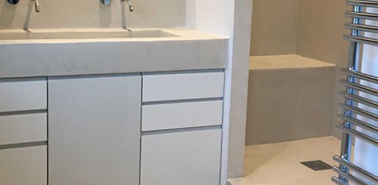 Le béton décoratif pour votre salle de bain