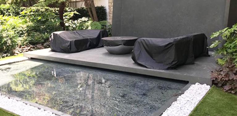 fontaine en béton
