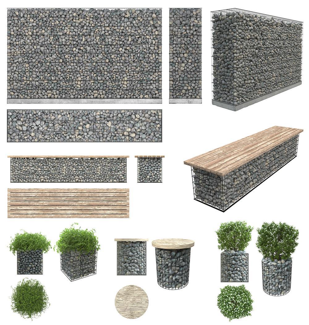 Eqiom Granulats - Caractéristique Galets et Gabions pour les aménagements décoratifs