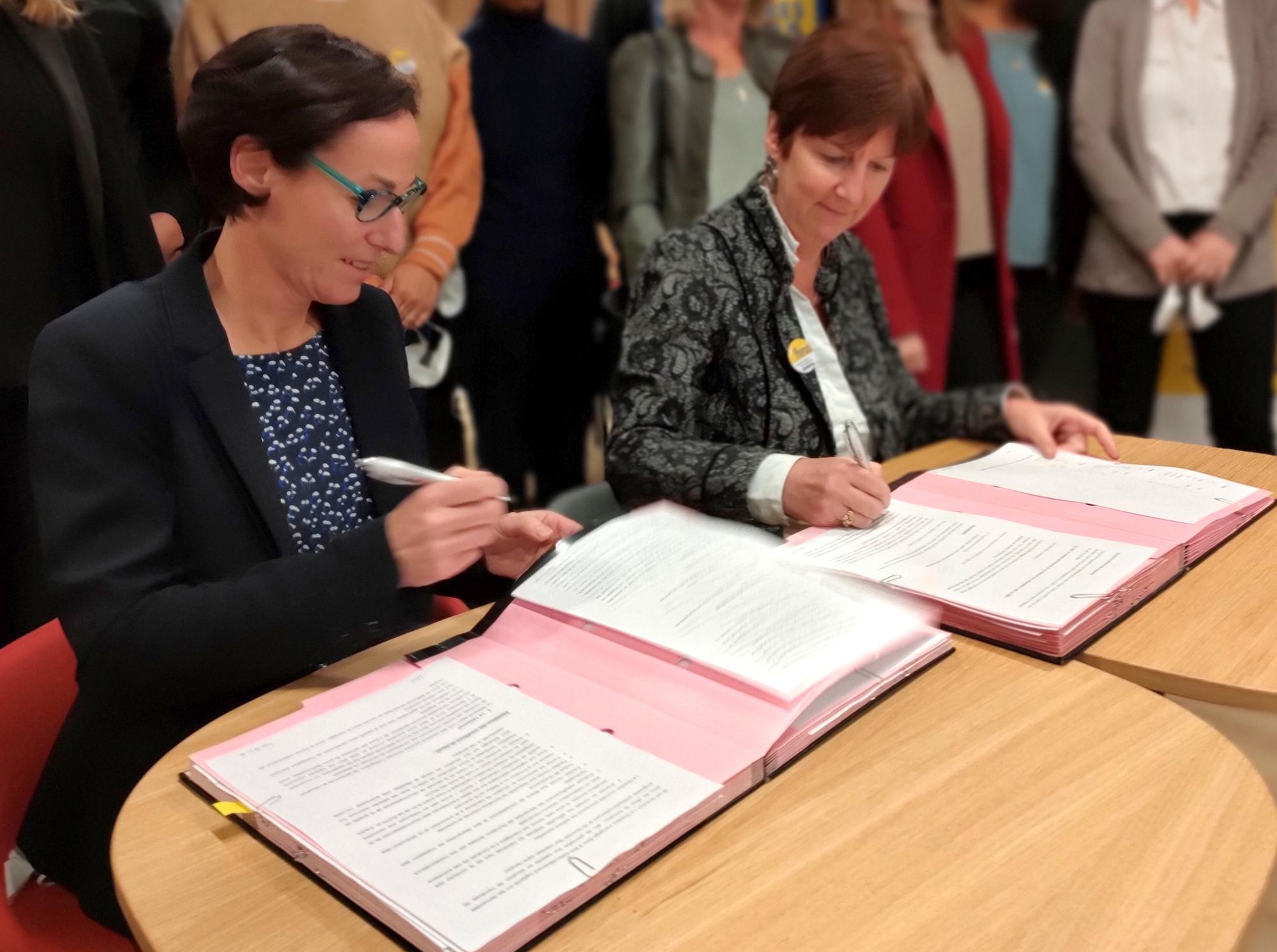 Claire Quintin-Vicquelin, Déléguée Régionale chez Agefiph et Cécile Watier, Directrice Ressources Humaines chez EQIOM 