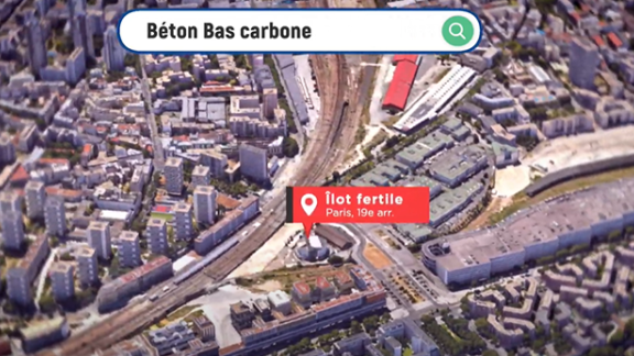 Chantier Eqiom ilots fertiles Paris 19ème arrondissement