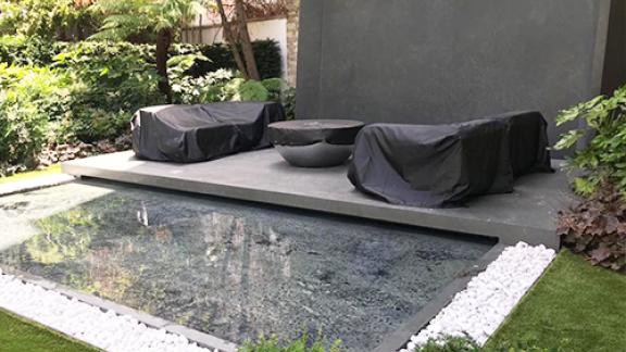 fontaine en béton