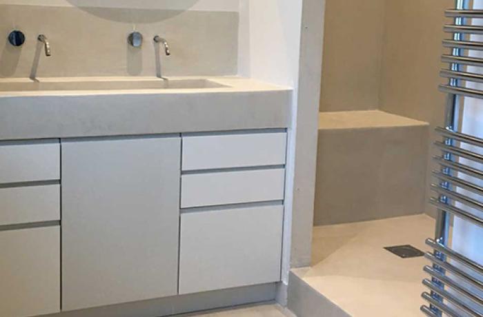 Le béton décoratif pour votre salle de bain
