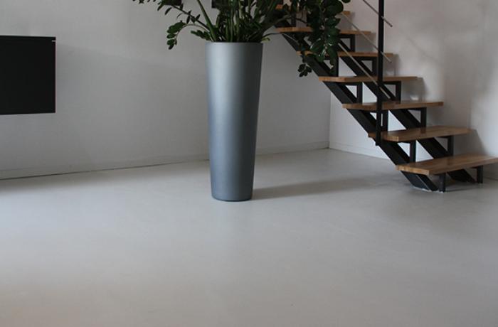 Salon béton deco ciré