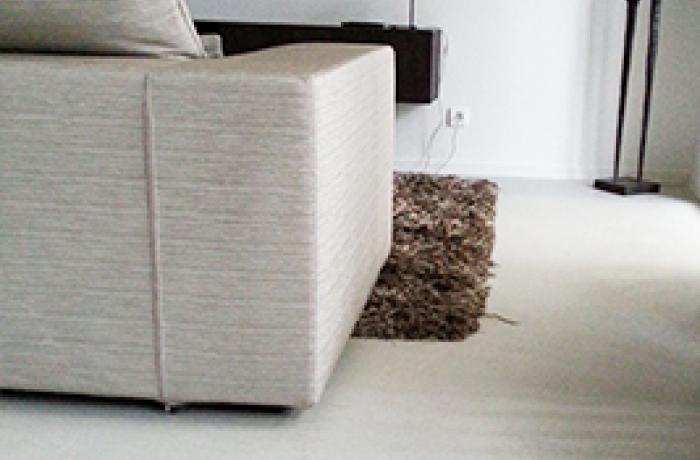 salon beton décoratif