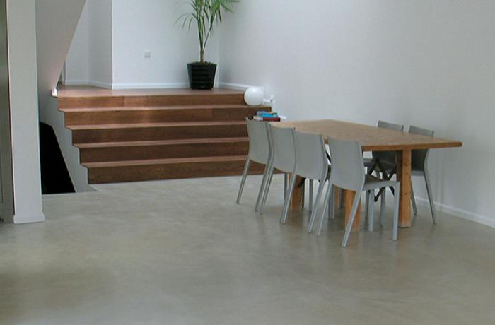 Salle à manger beton articimo ciré